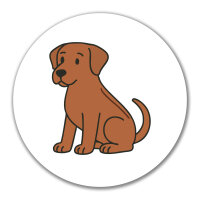 Aufkleber Rhodesian Ridgeback Comic Ridgey 10cm Sticker