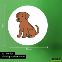 Aufkleber Rhodesian Ridgeback Comic Ridgey 10cm Sticker