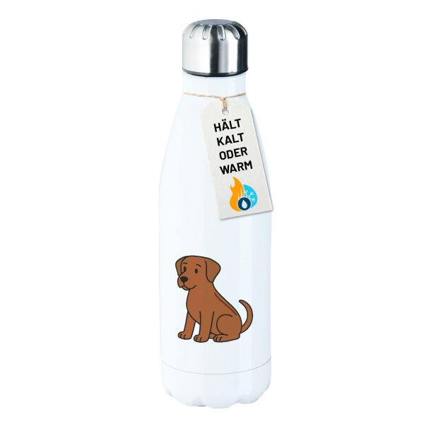 Edelstahl-Trinkflasche Rhodesian Ridgeback Comic Ridgey 500ml Wasserflasche