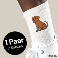 Unisex Socken Rhodesian Ridgeback Comic Ridgey...