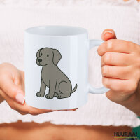 Kaffeetasse Weimaraner Comic Weimi 330ml