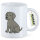 Kaffeetasse Weimaraner Comic Weimi 330ml