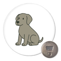 Magnet Weimaraner Comic Weimi 59mm Kühlschrankmagnet