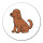 Aufkleber Irish Setter Comic Iri 10cm Sticker