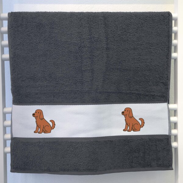 Handtuch Irish Setter Comic Iri 50x100cm