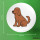 Button Irish Setter Comic Iri rund