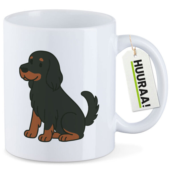 Kaffeetasse Gordon Setter Comic Gordi 330ml