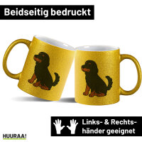 Glitzertasse Gordon Setter Comic Gordi 330ml