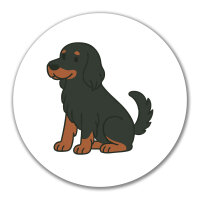 Aufkleber Gordon Setter Comic Gordi 10cm Sticker