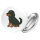 Button Gordon Setter Comic Gordi rund