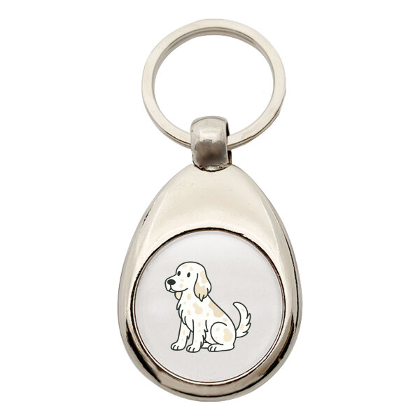 Schlüsselanhänger English Setter Comic Setti