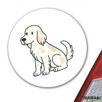 Aufkleber English Setter Comic Setti 10cm Sticker