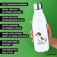 Edelstahl-Trinkflasche Pointer Comic Pointy 500ml Wasserflasche