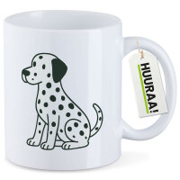 Kaffeetasse Dalmatiner Comic Dotti 330ml