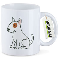 Kaffeetasse Bullterrier Comic Bulli 330ml