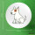 Button Bullterrier Comic Bulli rund