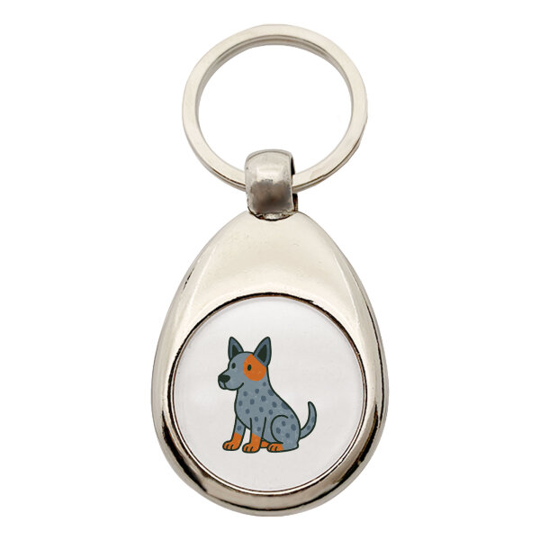 Schlüsselanhänger Australian Cattle Dog Comic Heeler