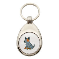 Schlüsselanhänger Australian Cattle Dog Comic...