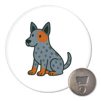 Magnet Australian Cattle Dog Comic Heeler 59mm...