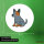 Aufkleber Australian Cattle Dog Comic Heeler 10cm Sticker