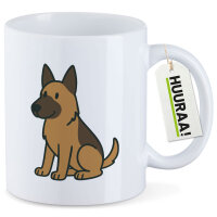 Kaffeetasse Malinois Comic Malis 330ml