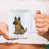 Kaffeetasse Malinois Comic Malis 330ml