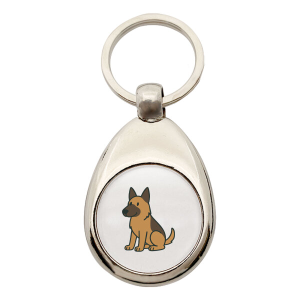Schlüsselanhänger Malinois Comic Malis Schlüsselring