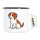 Emaille Tasse Kooikerhondje Comic Kooikie 300ml Vintage Emaille Becher