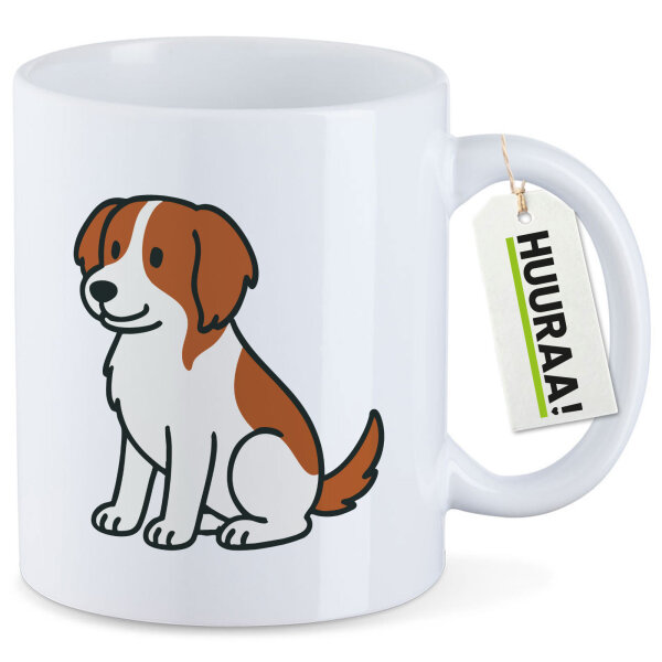 Kaffeetasse Kooikerhondje Comic Kooikie 330ml