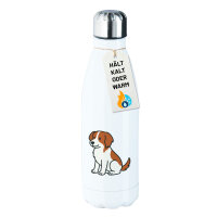 Edelstahl-Trinkflasche Kooikerhondje Comic Kooikie 500ml...