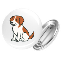 Button Kooikerhondje Comic Kooikie rund