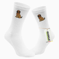 Unisex Socken Leonberger Comic Leo Baumwolle