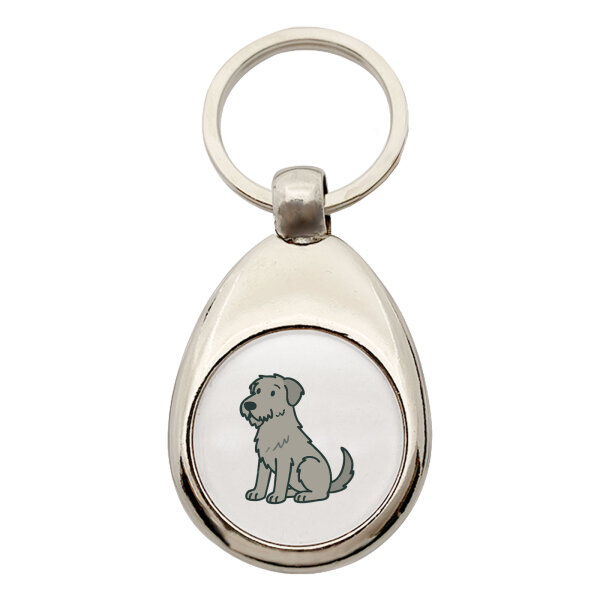 Schlüsselanhänger Irish Wolfhound Comic Wolfi