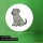 Aufkleber Irish Wolfhound Comic Wolfi 10cm Sticker