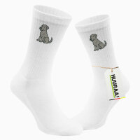 Unisex Socken Irish Wolfhound Comic Wolfi Baumwolle