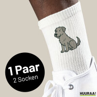 Unisex Socken Irish Wolfhound Comic Wolfi...