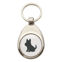 Schlüsselanhänger Scottish Terrier Comic Scottie