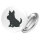 Button Scottish Terrier Comic Scottie rund