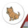 Aufkleber Cairn Terrier Comic Cairni 10cm Sticker