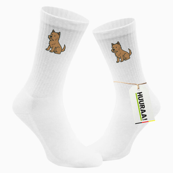 Unisex Socken Cairn Terrier Comic Cairni Baumwolle