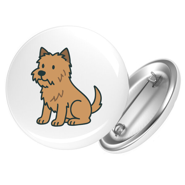 Button Cairn Terrier Comic Cairni