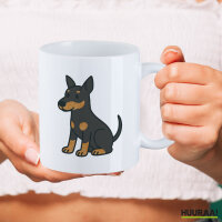Kaffeetasse Manchester Terrier Comic Manny 330ml