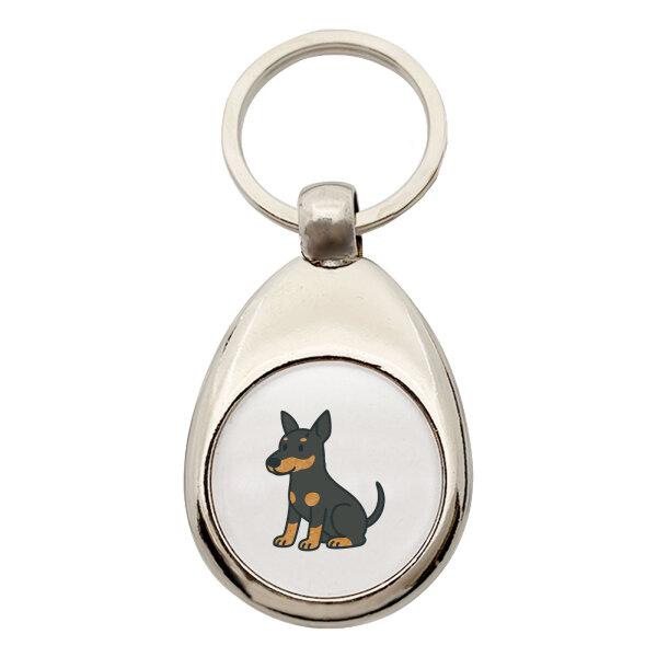 Schlüsselanhänger Manchester Terrier Comic Manny