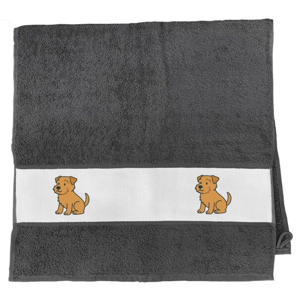 Handtuch Norfolk Terrier Comic Norfi 50x100cm