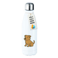 Edelstahl-Trinkflasche Norfolk Terrier Comic Norfi 500ml...