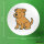Button Norfolk Terrier Comic Norfi