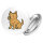 Button Norwich Terrier Comic Nori rund