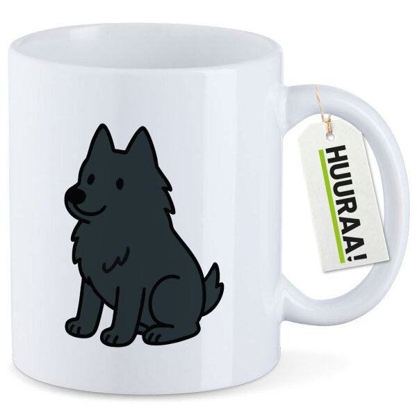 Kaffeetasse Schipperke Comic Schippi 330ml