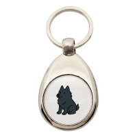 Schlüsselanhänger Schipperke Comic Schippi