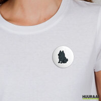 Button Schipperke Comic Schippi rund